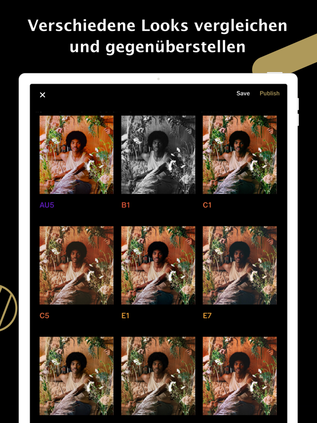 VSCO: Foto- und Video-Editor Screenshot