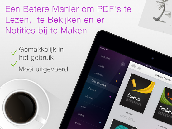 PDF Cabinet iPad app afbeelding 1