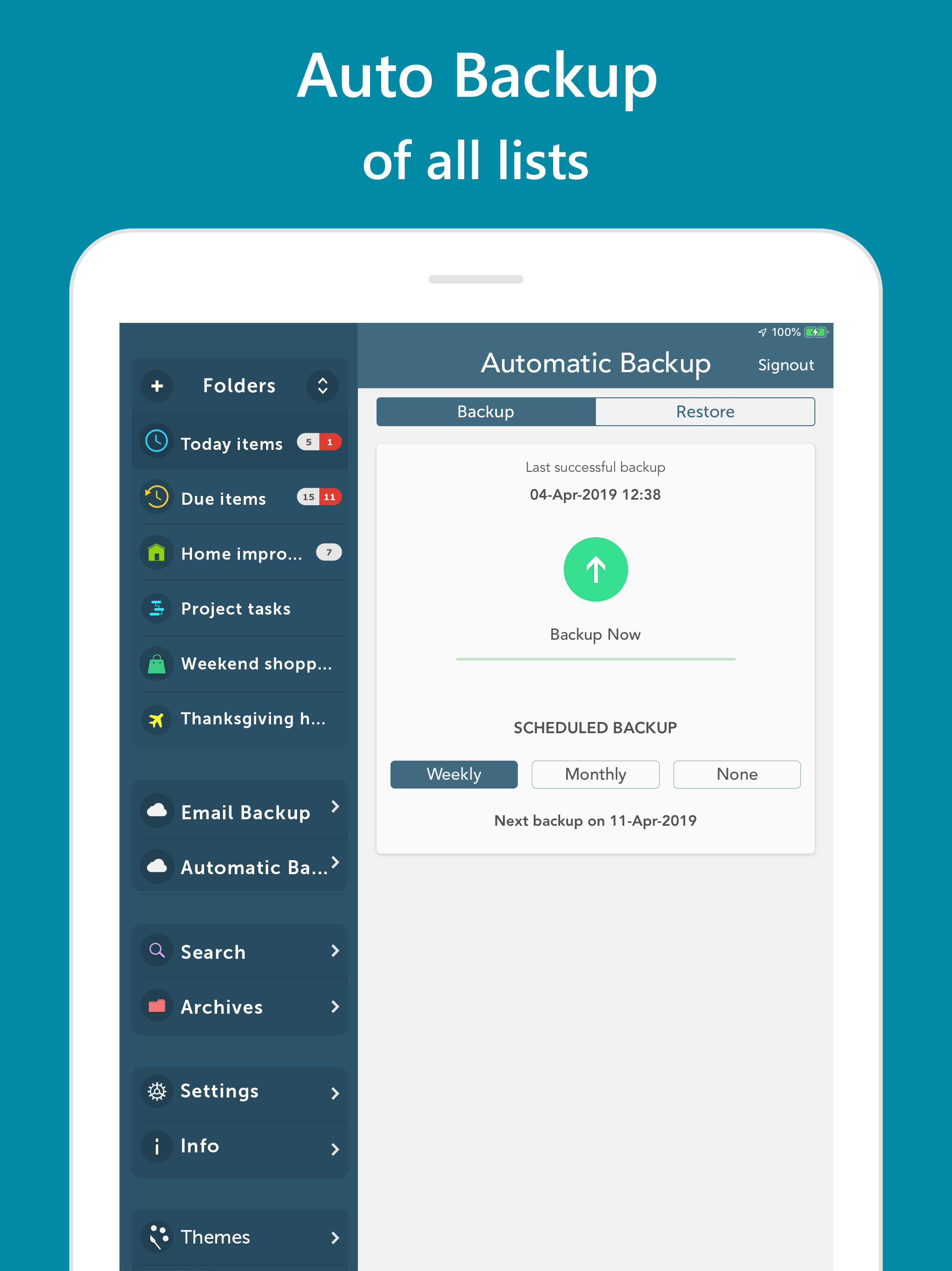 Orderly Check Lists screenshot 12
