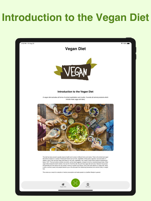 Vegan Pocket - Scan Food & Eat iPad screenshot 2 - Food & Drink app