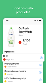 Yuka - Food & Cosmetic Scanner screenshot