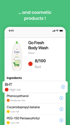 Yuka - Food & Cosmetic Scanner screenshot 4