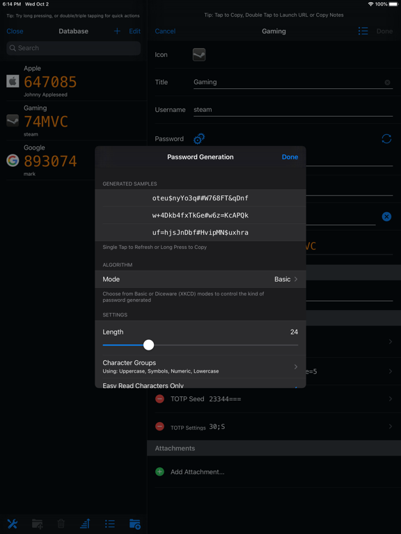 Screenshot #6 pour Strongbox - Password Manager