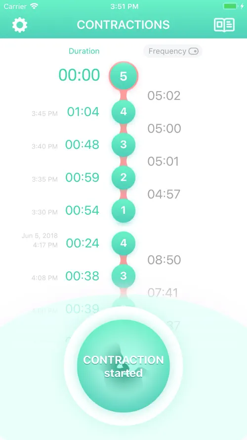 Contraction Timer & Counter 9m 스크린샷 3