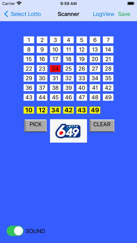 LottoPicker screenshot 3 of 8