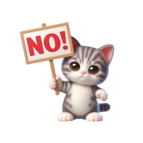 Kitten Protest Stickers