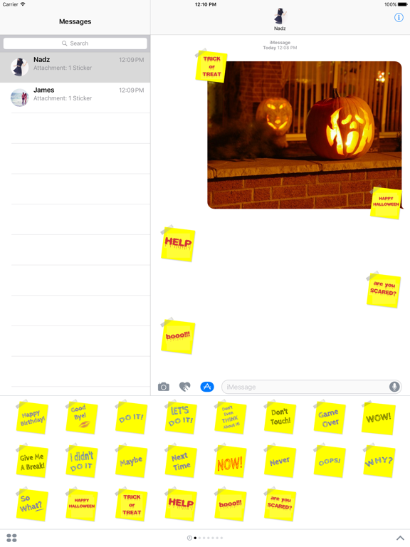 Screenshot #5 pour Sticky Notes for iMessage