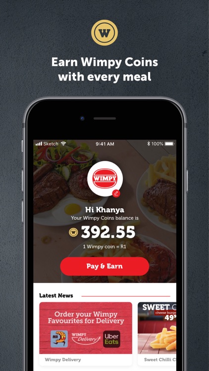 Wimpy Rewards App