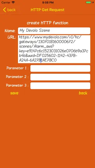 Screenshot von OwnControl auf dem iPhone 4