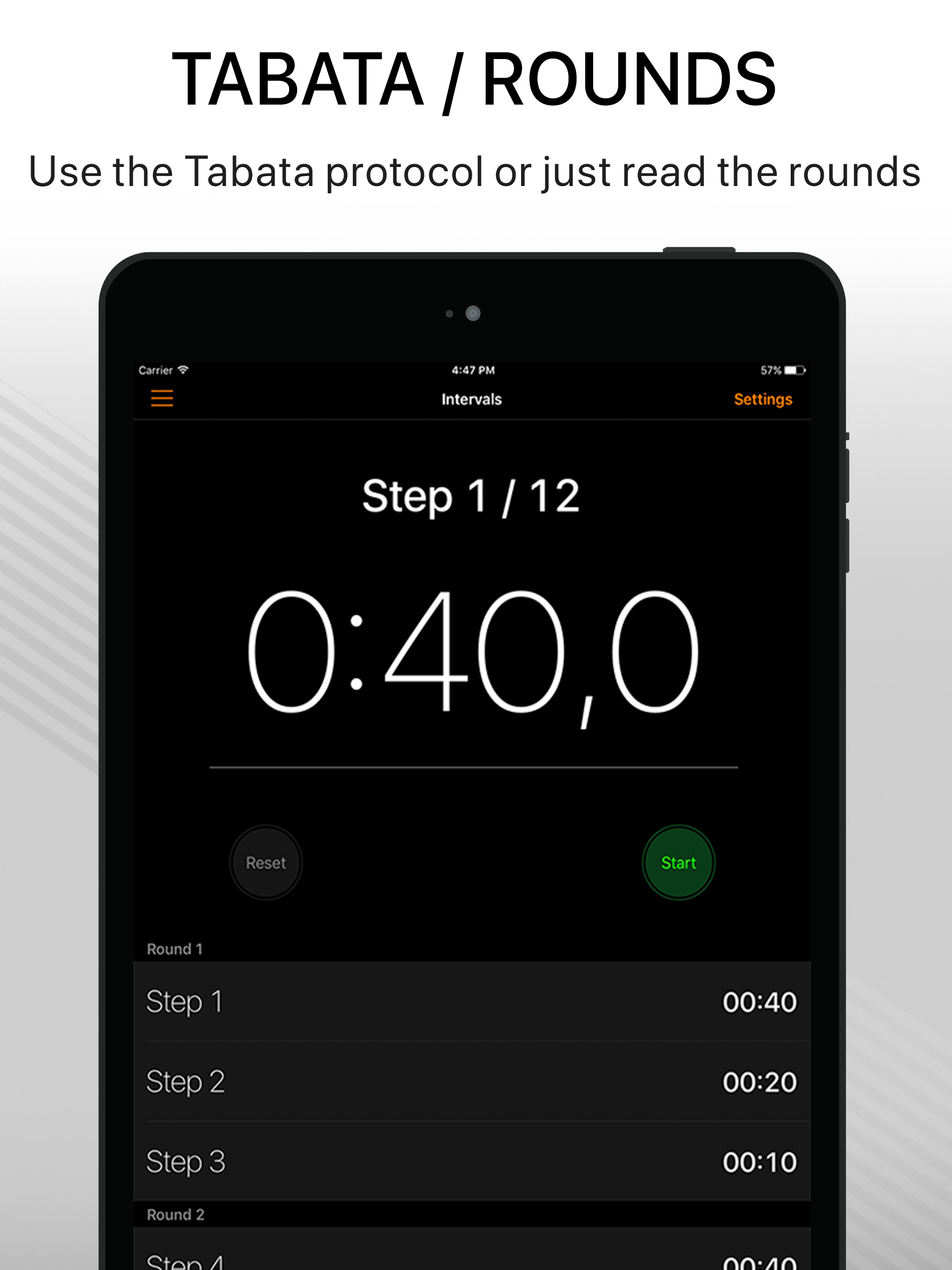 Timer Tabata for Workout, HIIT screenshot 7