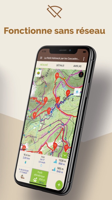 Screenshot #3 pour Visorando GPS randonnée