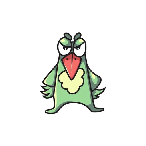 Angry Parrot Stickers icon