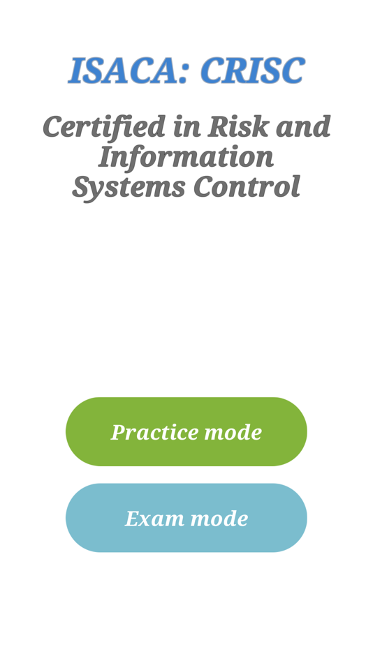 #1. CRISC Certification Exam Prep (iOS) 由: ZIROTEK Corp.