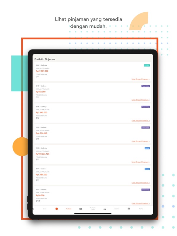 Screenshot #6 pour Gradana-Pendanaan P2P Properti