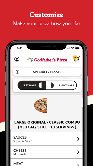 Godfather's Pizza Screenshot