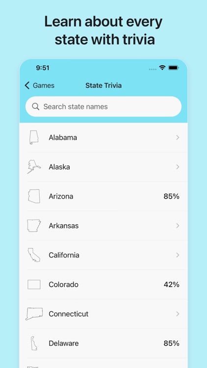 Road Trip! State Trivia, Games screenshot-5