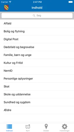 BorgerApp screenshot 1