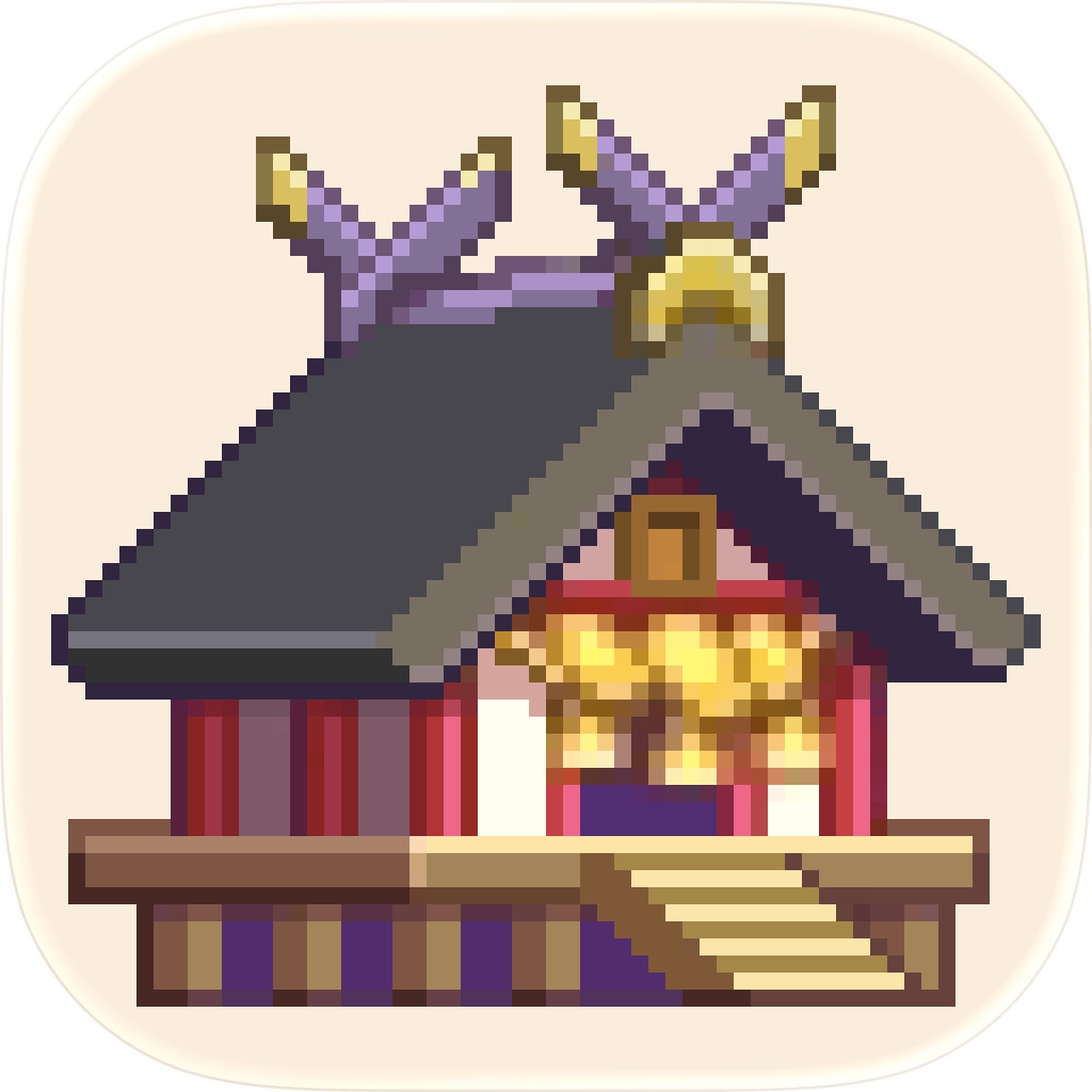 Apple App Store cover for Pixel Shrine JINJA