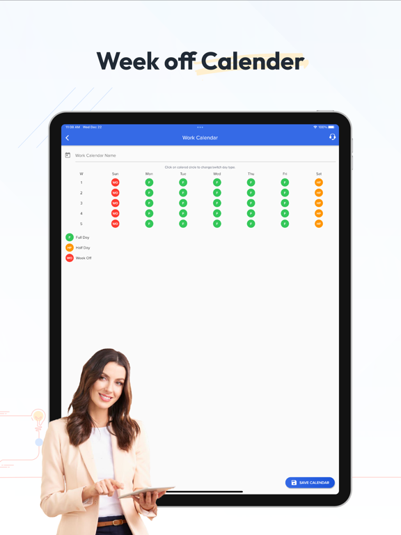 Screenshot #4 pour factoTime - Attendance App