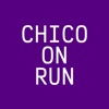 Chico on run - road icon