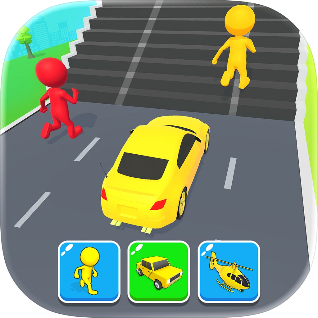 Apple App Store cover for Shape Transform Shifting Games