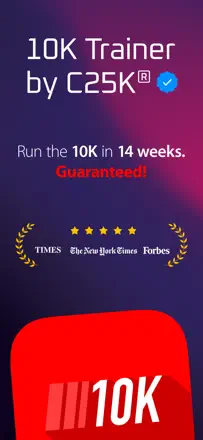 10K Trainer by C25K® : capture d’écran 1 sur 10