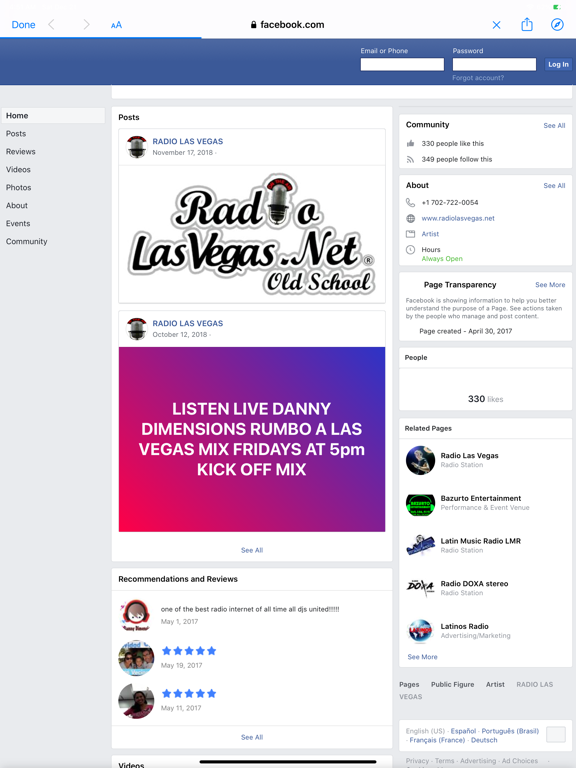 Screenshot #6 pour Radio las Vegas