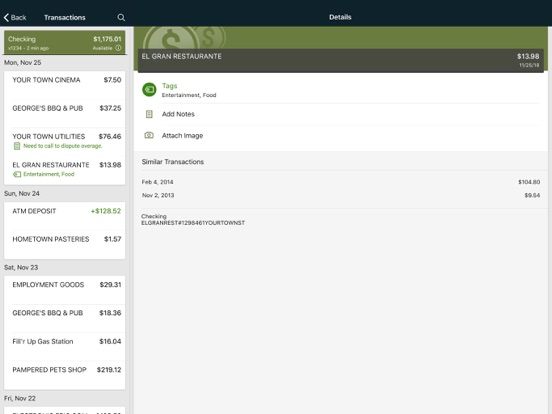 TCFCU Mobile Banking iPad screenshot 2 - Finance app