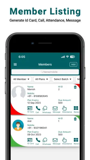 GymBook Gym Management App screenshot 1