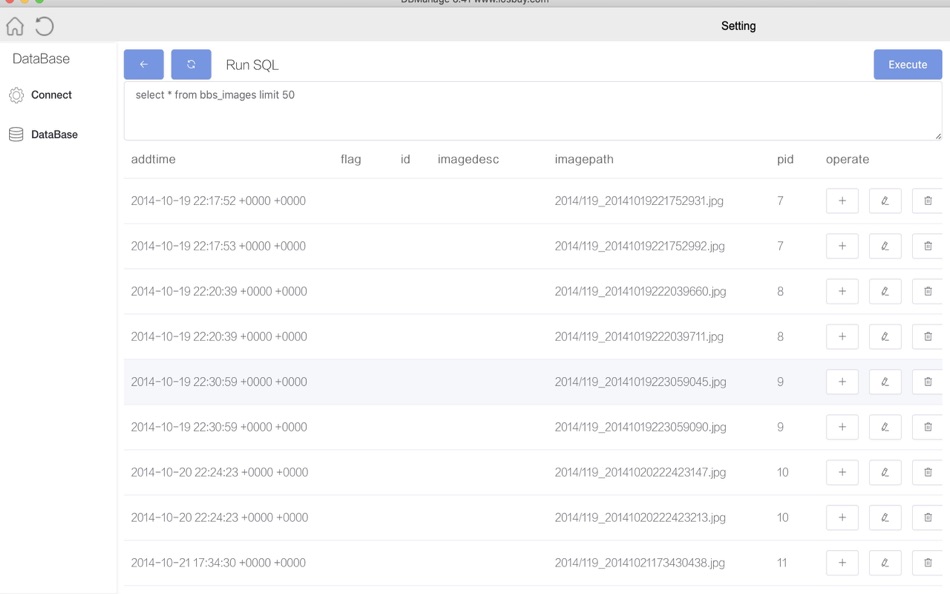 #5. DBManage-mysql postgres mssql (macOS) Por: 著显 朱