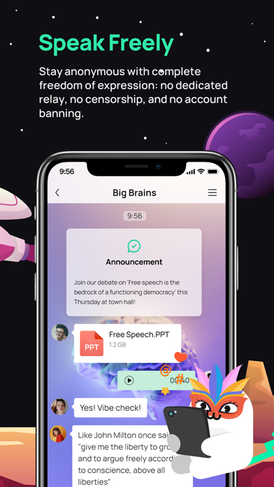 WireMin: Chat Freely, Securely Screenshot 2 - AppWisp.com WireMin: Chat Freely, Securely Screenshot 2 - AppWisp.com