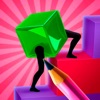 Cube & Block Draw Runner 3D