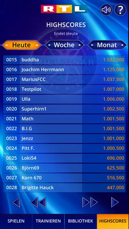 Wer wird Millionär? Training screenshot 10 of 10