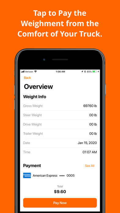 MyTruckScales - Weigh Truck Screenshot