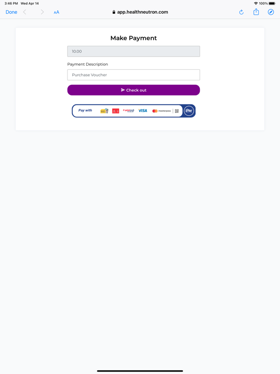 Healthneutron iPad screenshot 4 - Medical app