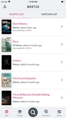 Whatch screenshot 1