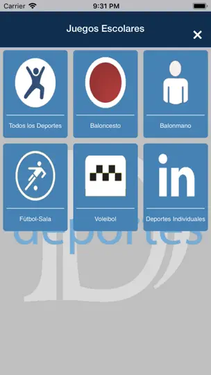 Captura de pantalla de Burgos Deportes en iPhone 3
