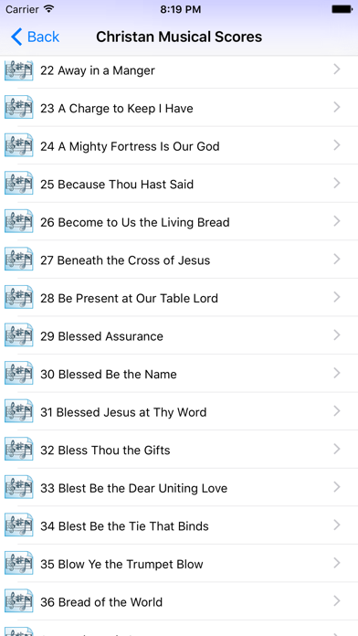 Screenshot #2 pour Christian music Score Premium