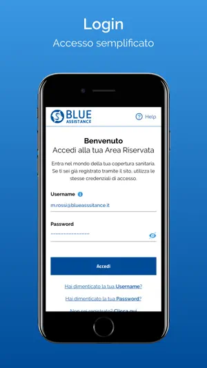 Blue Assistance screenshot 1