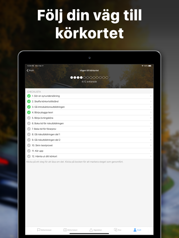 iKörkort Lite iPad screenshot 6
