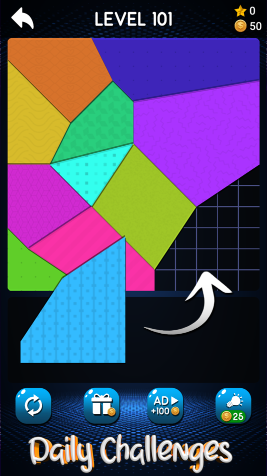 #4. Pazzel: New Tangram Puzzles (iOS) 由: Nguyen Thanh Nam