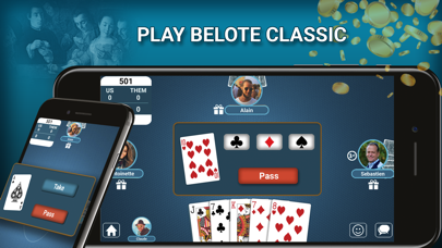 Blot - Belote Coinche Online Screenshot