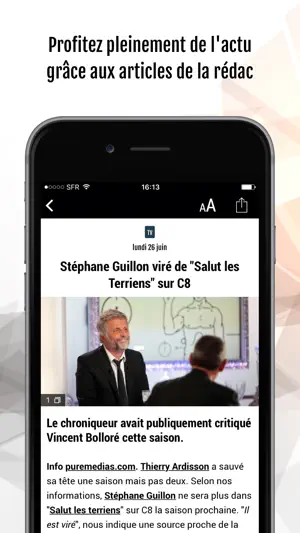 Puremédias : infos TV & médias screenshot 2