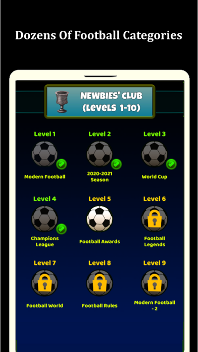 Football Quiz - Trivia 2025 Screenshot
