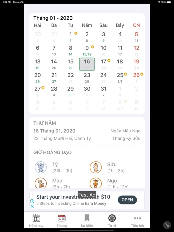Screenshot #6 pour Lịch Vạn Niên 2025 - Cát Tường