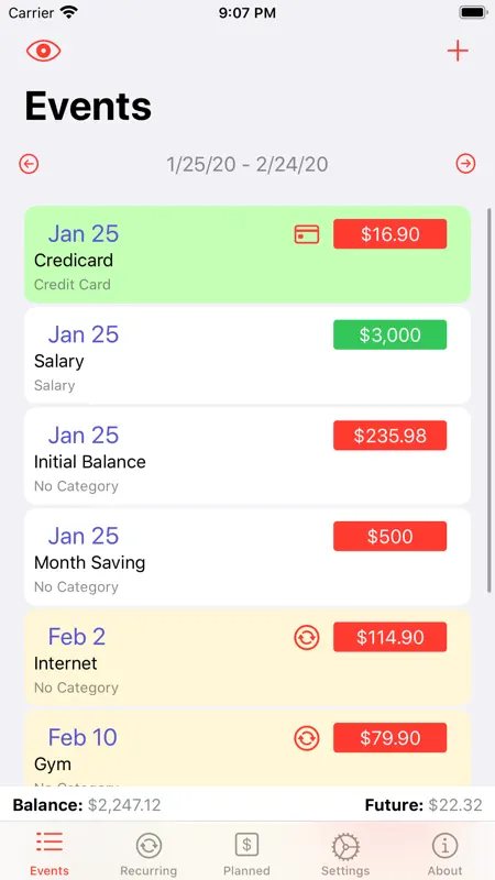 Minhas Finanças Pessoais screenshot 1 of 4