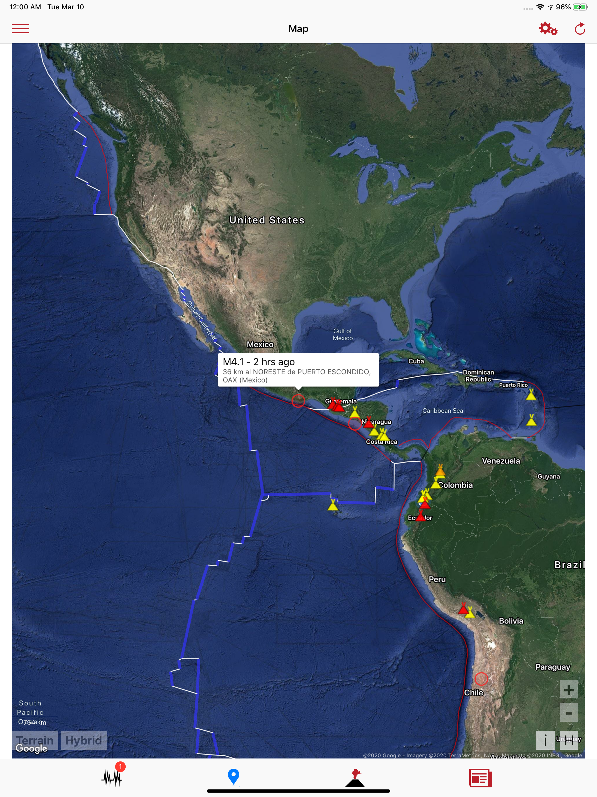 Volcanoes & Earthquakes