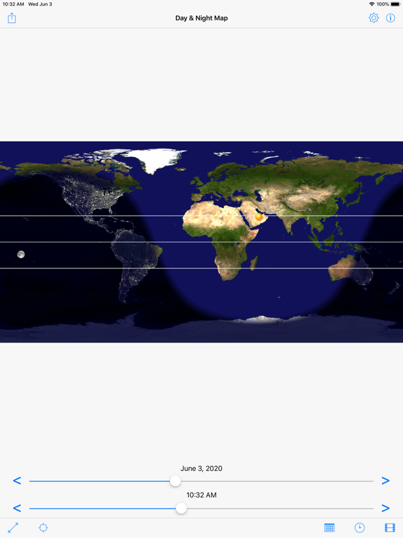Day & Night Map iPad screenshot 3