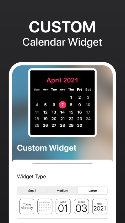 Calendar Widget - Date Widgets screenshot-8