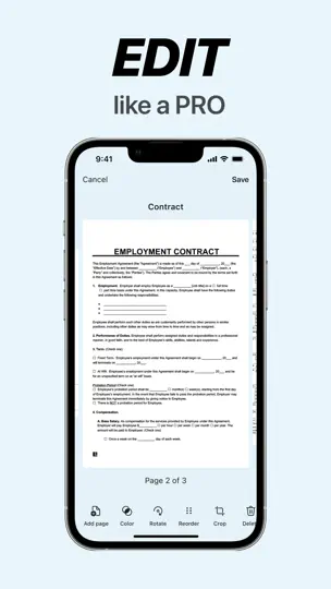PDF Tarayıcı ™ Evrak Tarama iPhone Ekran Görüntüsü 2